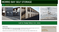 Desktop Screenshot of morrobayselfstorage.com